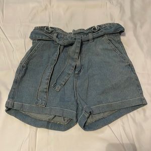 Paperbag Jean Shorts